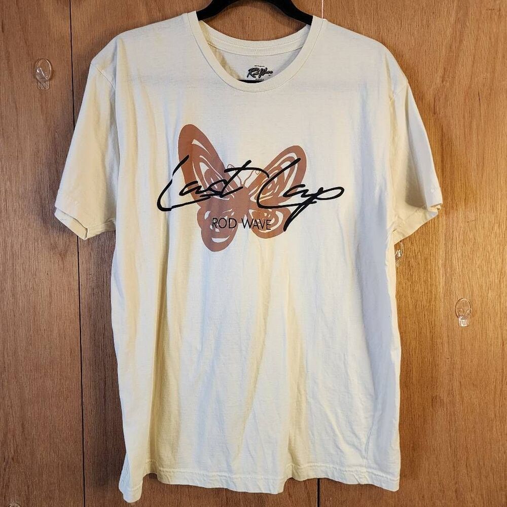 Rod Wave Last Lap Tour Graphic Tshirt Size Large